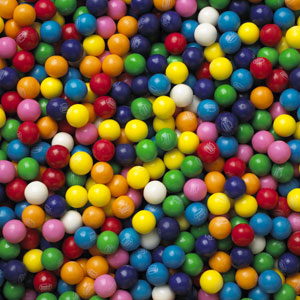 Assorted Bubble Gum Balls 0.56 Gumballs - Bulk Gum Ball Refill