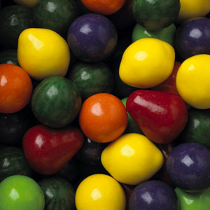 Colossal Fruit 2" Gumballs  - Bulk Gum Ball Refill