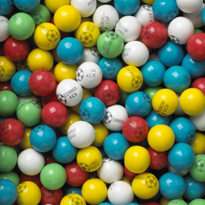 Soccer Balls Gumballs - Bulk Gum Ball Refill