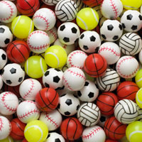 Sports Mix Bouncy Balls